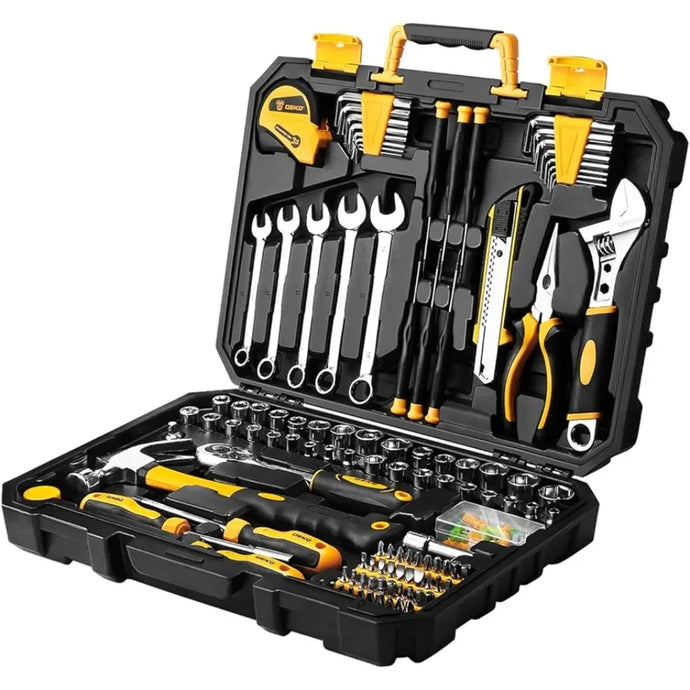 158 Pcs Tool Set Tool Kit Toolbox Storage Case